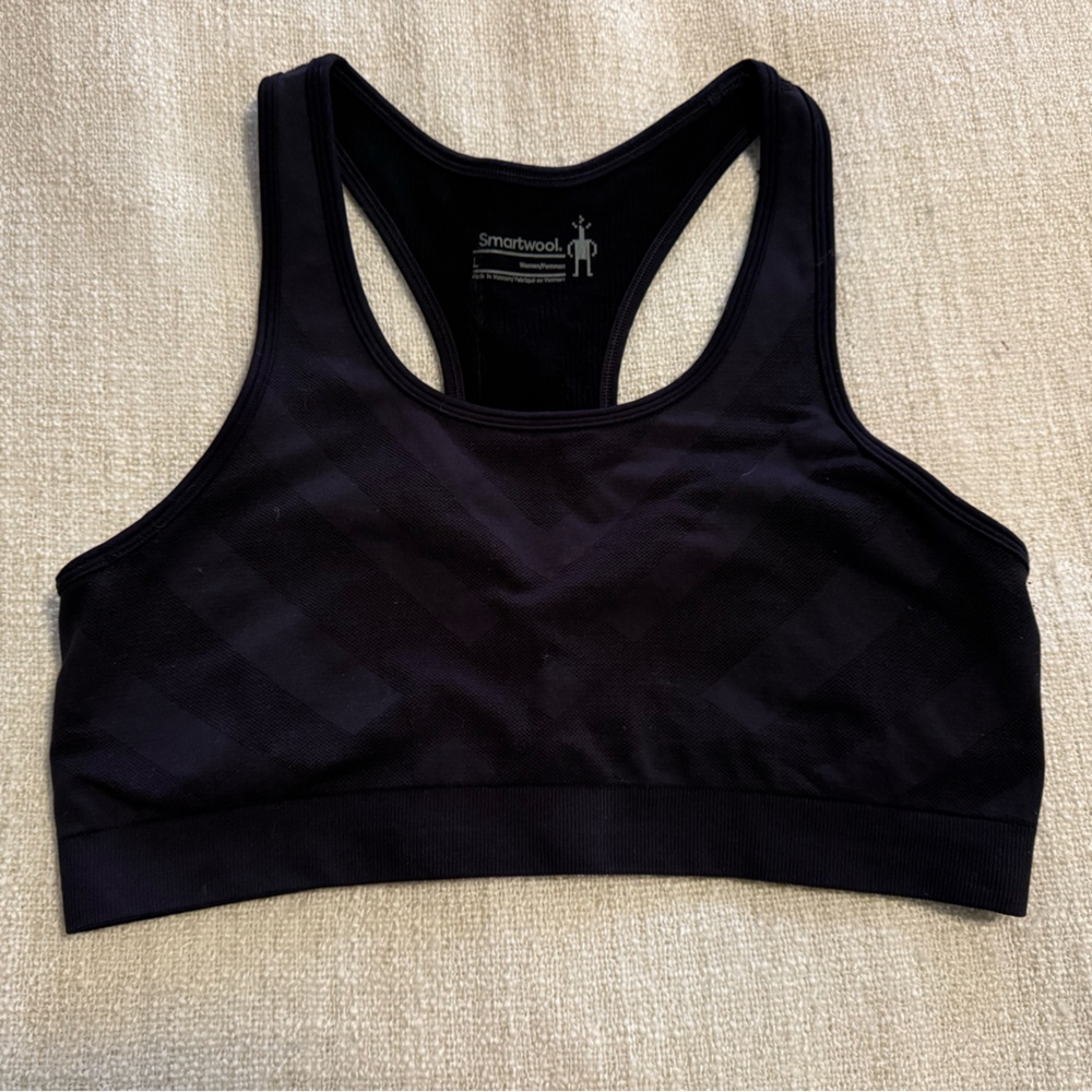 Smartwool Black Sports Bra